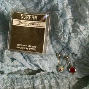 SCREAM Brand Body Jewelry for Bellybutton